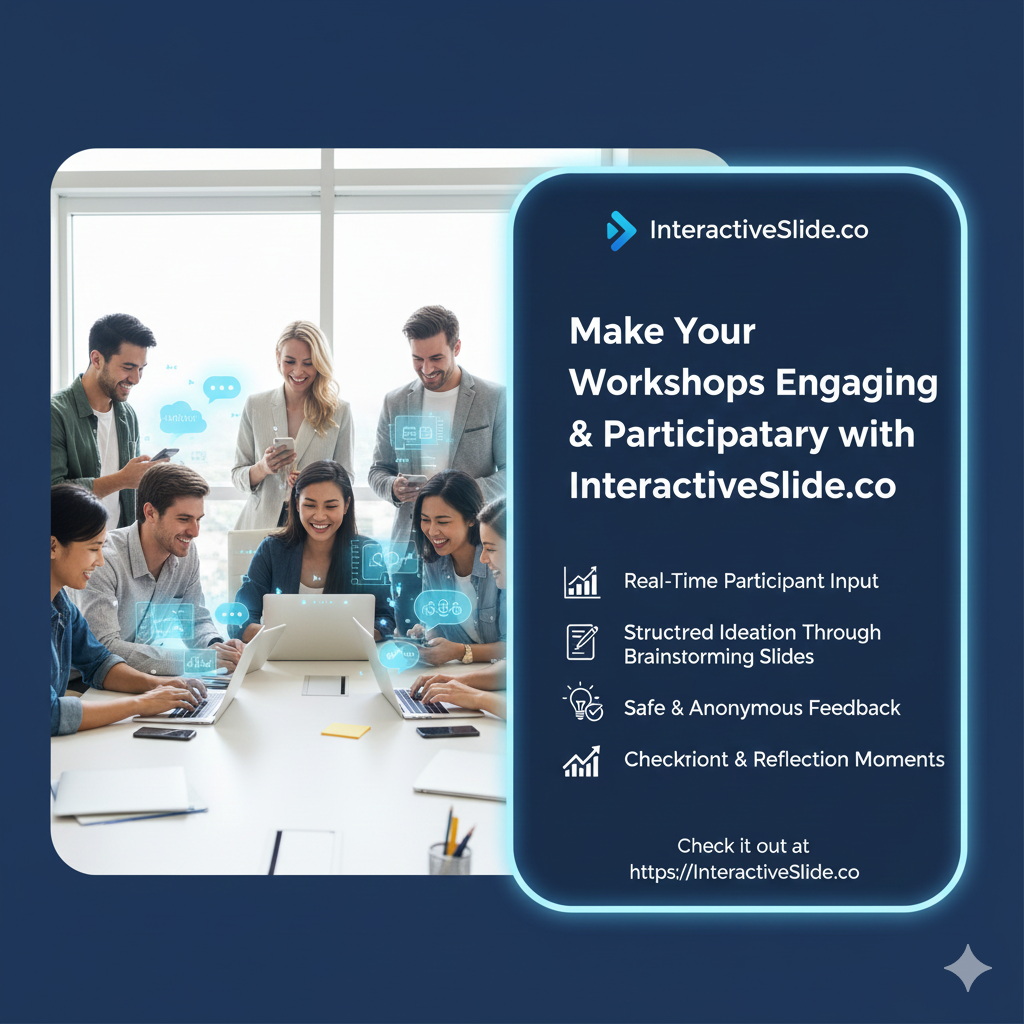Make Your Workshops More Engaging & Participatory with EngageSlide