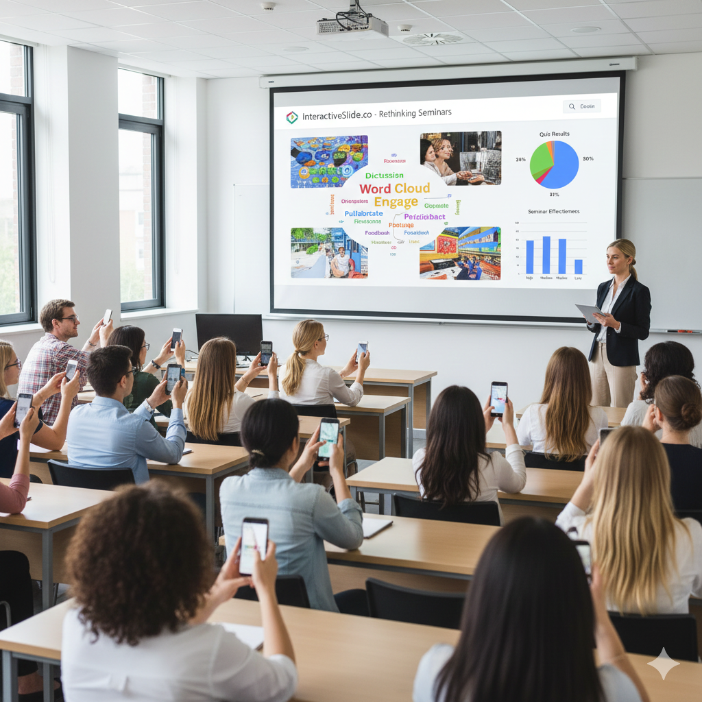 Make Seminars Interactive with EngageSlide