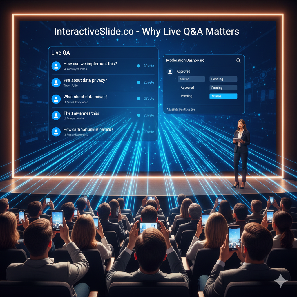 Foster Real-Time Dialogue with Live Q&A on EngageSlide
