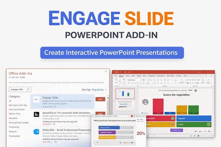 Engage Slide PowerPoint Add-in: Create Interactive Presentations Without Leaving PowerPoint