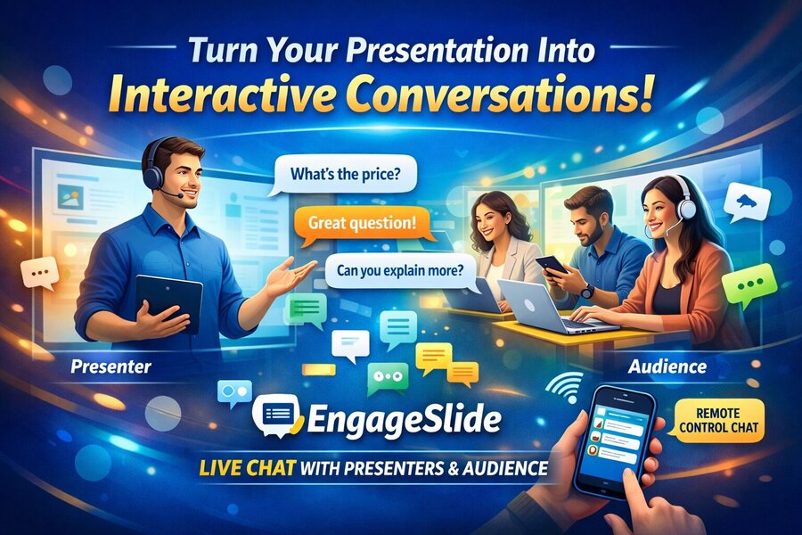 EngageSlide Live Chat: Turn Every Presentation Into a Real-Time Interactive Experience