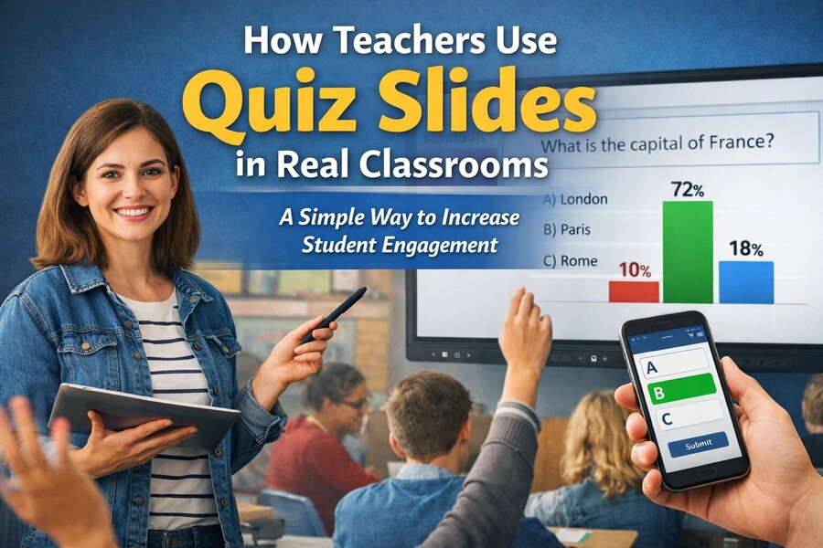 How Teachers Use Quiz Slides in Real Classrooms: A Simple Way to Increase Student Engagement